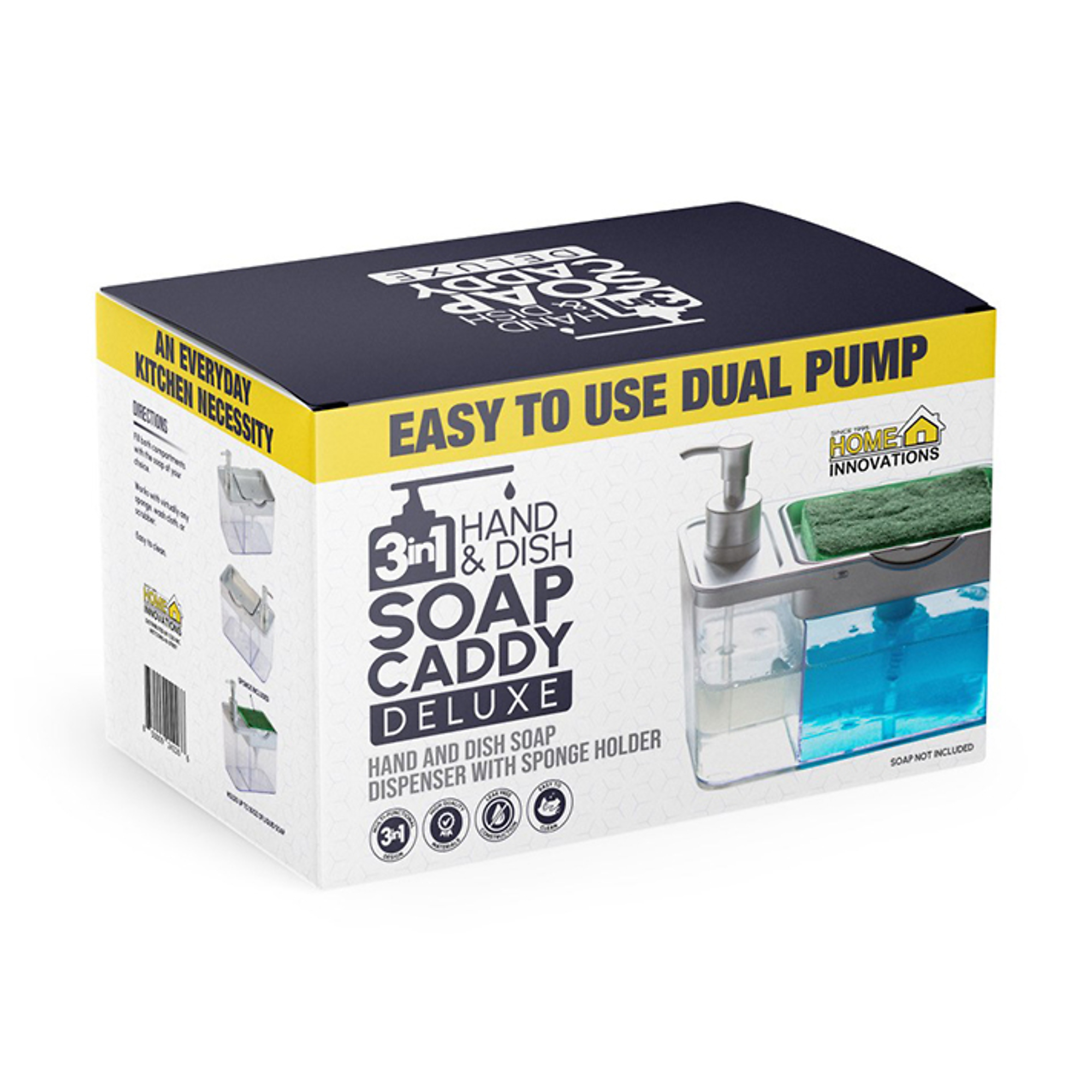 3-in-1 Hand & Dish Soap Caddy Deluxe